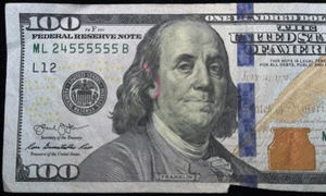 "Rare NEAR SOLID" Series 2013 $100 Dollar Bill- Serial Number Serial # 24555555 - Picture 1 of 5
