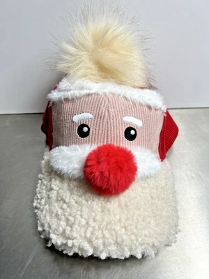 Праздничное время Санта-Клаус шерпа вечеринки шляпа рождественский аксессуар взрослых крышка PomPom - Изображение 1 из 4