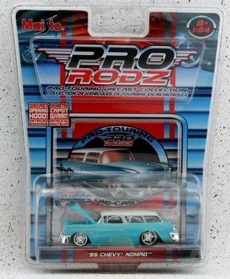 CHEVROLET Nomad - 1955 - blue - Maisto Pro RodZ 1:64 - Imagen 1 de 4
