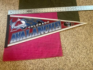 VINTAGE Colorado Avalanche FULL SIZE Souvenir PENNANT Banner - FAST SHIPPER - Picture 1 of 4