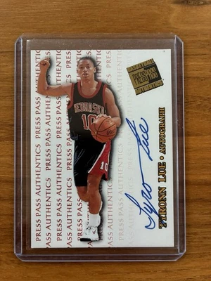 Tyronn Lue RC Auto 1998 Press Pass Authentics Rookie Foto 1 de 2