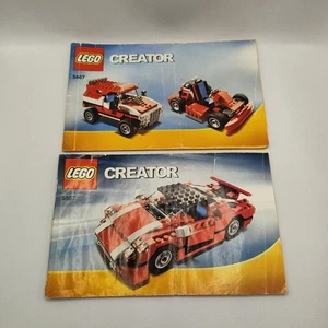 Lego Creator Super Speedster 5867 Building Instructions Booklet Manuals ONLY - Picture 1 of 5
