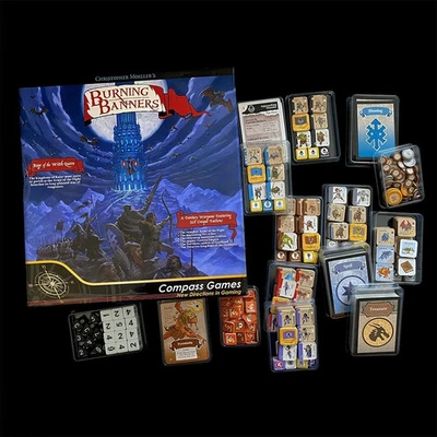 Juegos de brújula Burning Banners: Rage of the Witch Queen NUEVO sin perforar Foto 1 de 4