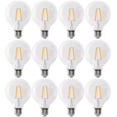 40-Watt Equivalent G25 Globe Dimmable Filament Clear Glass E26 LED Vintage Ediso - Image 1 of 4