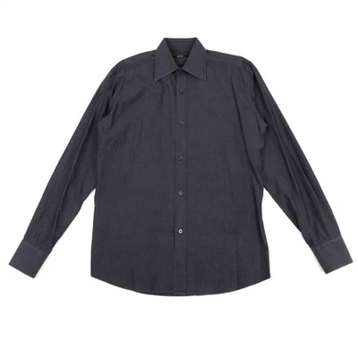 GUCCI Cotton Long Sleeve Shirt Size 38(K-133723) - Image 1 of 4