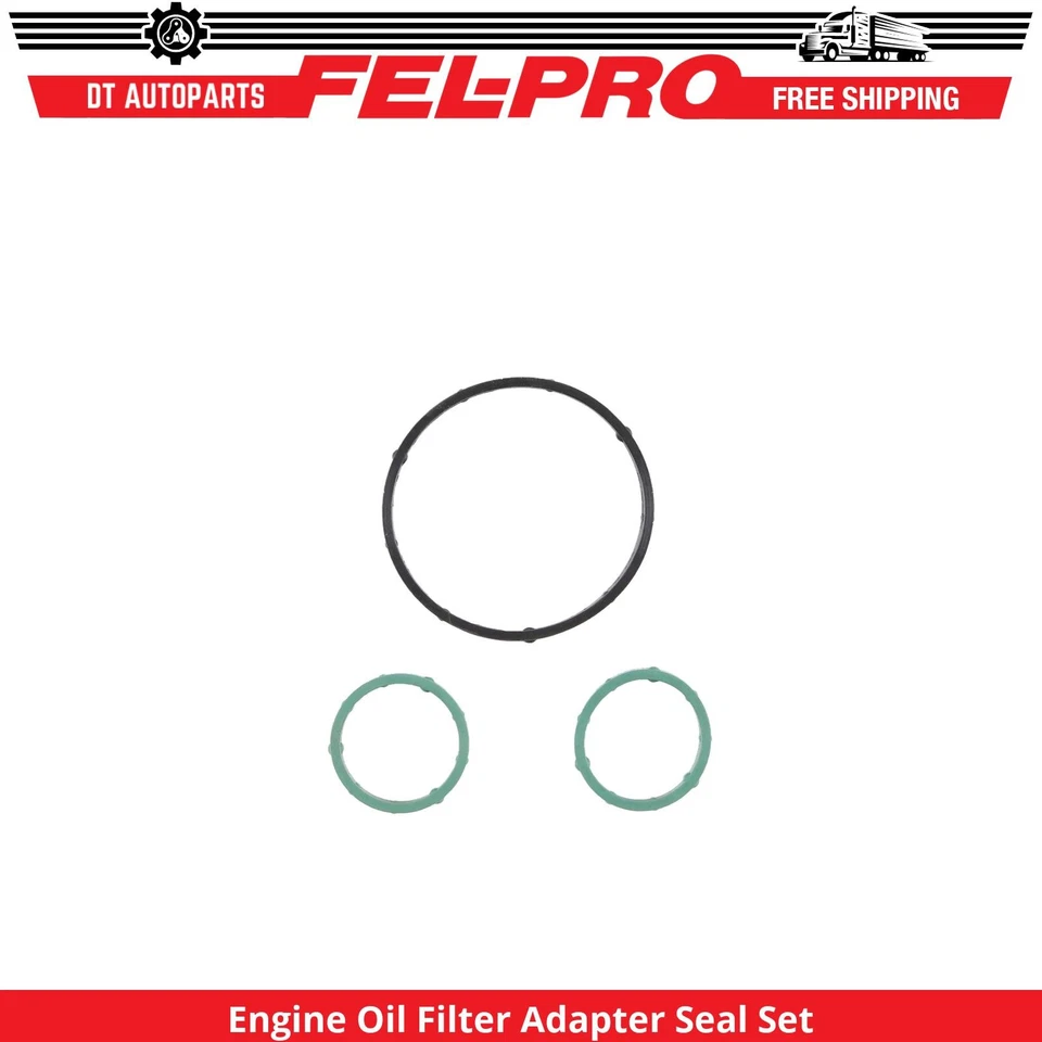 Juego de sellos adaptador filtro aceite motor 6,2 L Fel-Pro para Ford F-350 Super Duty 2011-2022 Foto 1 de 1