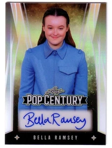 13 / 25 2025 Leaf Pop Century Prismatic Silver Bella Ramsey Auto Autograph - Picture 1 of 6