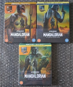 STAR WARS The MANDALORIAN Complete Series Season 1+2+3 4k Ultra HD + Blu Ray UK - Picture 1 of 12