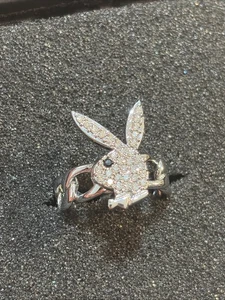 Anello Playboy Bunny X Dalmata Unisex Taglia 6 NUOVO con scatola sigillato - Foto 1 di 16