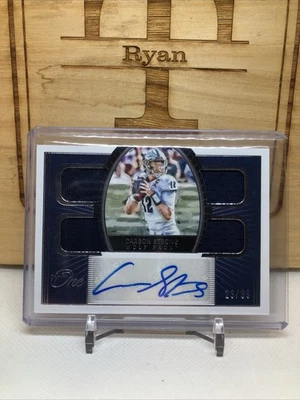 2022 Chronicles Panini One Draft Picks Quad Patch Autograph #23/99 Carson Strong - Image 1 of 2
