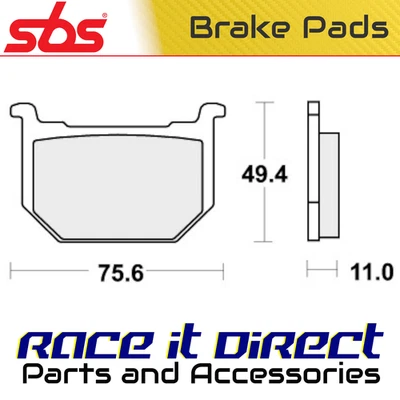 Pastillas de freno para SUZUKI GS 450 EX 1981 Front Street SBS Foto 1 de 4