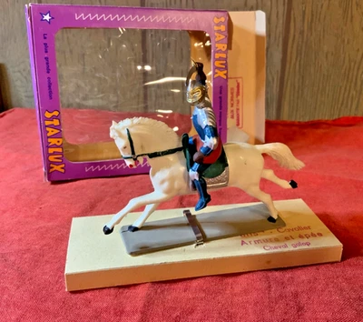 Starlux Caballero con Espada a Caballo en Caja Hecho en Francia Años 70 (Caballero 7) Foto 1 de 3