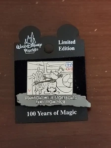Disney Pin 5631 Steamboat Willie Storyboard Panel from 1928 100 Years of Magic - Picture 1 of 2
