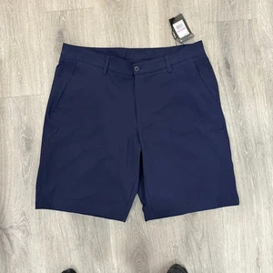NWT Under Armour Golf UA Tech Shorts Men’s 38 Navy Stretch Performance  - Picture 1 of 8