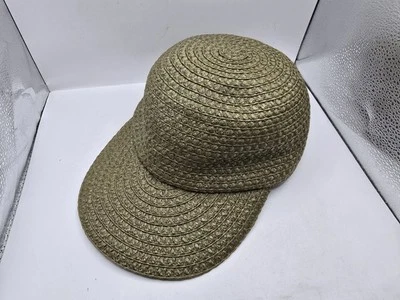 Eric Javits HOME RUN STRAW CAP Hat Brown Size M/L Adjustable UPF 50+ EUC - Image 1 of 4