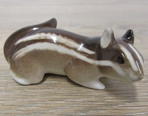 Vintage USSR Lomonosov Chipmunk Russian Porcelain Figurine Ornament Wildlife - Picture 1 of 5