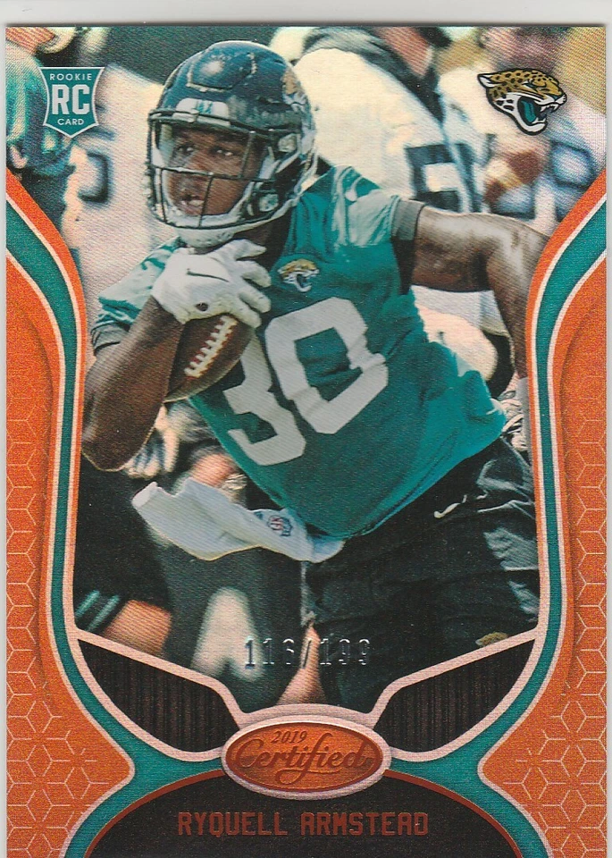 2019 Certified Rookies Mirror Orange 116/199 Ryquell Armstead #196 Rookie - Image 1 of 1