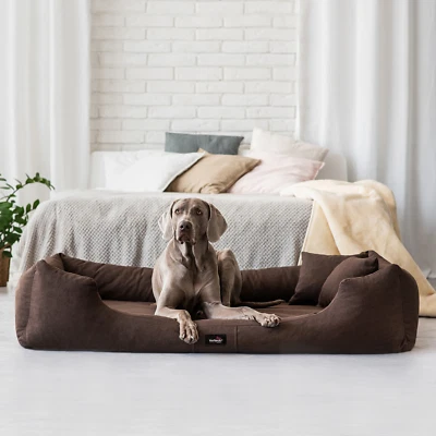 tierlando® MORITZ SOFT Hundebett Hundesofa M - XXXL 90 110 130 160 cm
