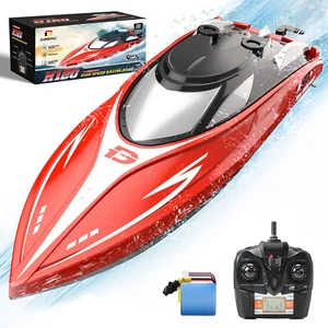 DEERC H120 Racing Boat High Speed 2.4G Remote Control w/ LCD Screen Ages 14+ - Picture 1 of 13