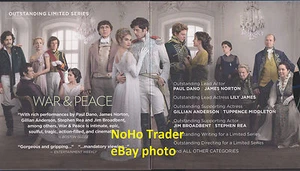 EMMY FYC DVD WAR AND PEACE MINISERIES LIFETIME PAUL DANO JAMES NORTON OOP Rare - Picture 1 of 1