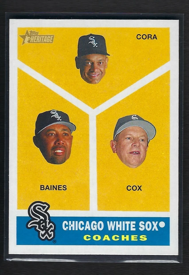 2009 Topps HERITAGE Short Print *** WHITE SOX COACHES  SP # 458  COACH   MINT - Image 1 of 1