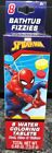 Spiderman Bathtub Fizzies ~ Bathtime Fun 8 Water Coloring Tablets Free Shipping