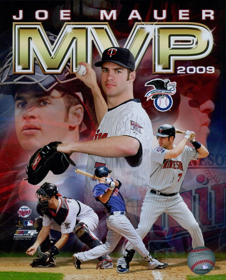 Joe Mauer Minnesota Twins MLB Licensed Unsigned 8x10 Glossy Photo D - Image 1 of 1