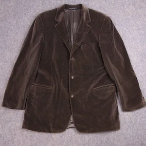 Hugo Boss Sport Coat 46T Brown Corduroy Made In USA Blazer - Picture 1 of 10