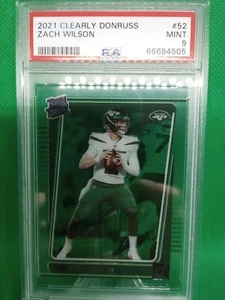 2021 Clearly Donruss Zach Wilson Rated Rookie RC #52 PSA 9 - Picture 1 of 2