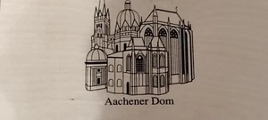 Holzkiste Holzkistenbild Aachener Dom, Dachboden Fund - Bild 1 von 4