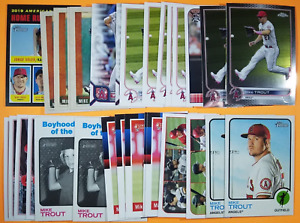 Mike Trout 30 Card Lot SEE LIST 2022 Topps Chrome - Opening Day - Donruss +