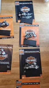 HARLEY DAVIDSON 40 MODELLINI MAISTO *COLLEZIONE HACHETTE CON FASCICOLI *RARE - Foto 1 di 24