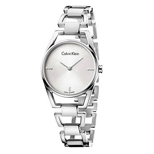 Calvin Klein Dainty Diamonds Silver Dial Ladies Watch K7L2314T