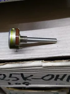 Allen Bradley Potentiometer 25000 Ohm 25K Linear Formspur Typ J lange Achse - Bild 1 von 2