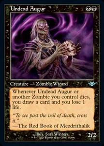 MTG UNDEAD AUGUR FOIL EXC - AUGURE NON MORTO - MH2 RETRO EN - MAGIC - Picture 1 of 1
