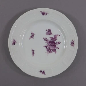 Plato Nymphenburg plato de pan cesta púrpura decoración floral motivo 01 - Imagen 1 de 5