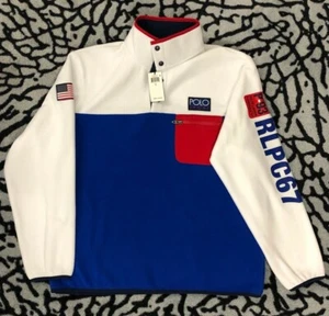 Polo Ralph Lauren Polo Sport/Hi Tech Fleece RLPC67 P93 Größe Large Stadionwappen - Bild 1 von 3