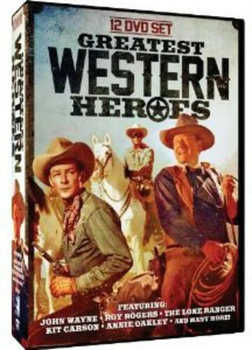 Greatest Western Heroes: John Wayne Roy Rogers Lone Ranger 12 DVDs 95 Shows NEW - Image 1 of 1