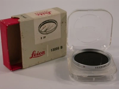 Leitz Leica E39 13096 B Infra-Red IR Filter - Image 1 of 4