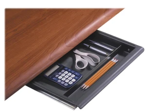 Iceberg Aspira Series Desk Utility Drawer - 14" Width x 14.5" D x 1.5" (Cracked) - Picture 1 of 9