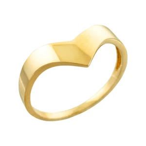 Gold Chevron Ring for Women (Available in Yellow/Rose/White) - Picture 1 of 4
