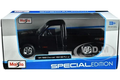 Chevrolet 454 SS 1993 camioneta pickup negra 1/24 diecast modelo de coche de Maisto 32901 Foto 1 de 4