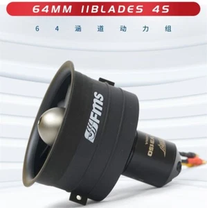 FMS 50/64mm 11-blade 3S/4S EDF Power System PRO & 2840 3150KV/2627 4500KV Motor - Picture 1 of 16