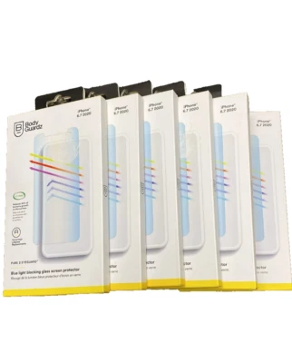 Lot of 10- BodyGuardz Pure 2 Eyeguard Screen Protector For iPhone 12 Pro Max - Image 1 of 2