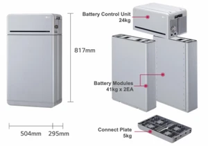LG Energy Solution RESU10H PRIME 9.6kWh IP55 Lithium Battery 2 Glands Required - Picture 1 of 4