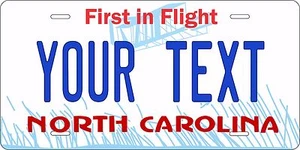North Carolina First Personalized Custom License Plate Car Motorcycle Bike - Picture 1 of 2