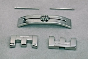 NEU Longines Edelstahl Uhrenarmband 35,5 mm Faltschließe 150-27634 - Bild 1 von 2