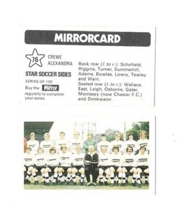 Mirrorcard - Star Soccer Sides - 1971/72 - Choose from drop down list (T4)