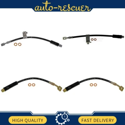 Mangueira hidráulica de freio dianteiro traseiro Dorman 4x para 2004 - 2012 Chevrolet Malibu - Imagem 1 de 4