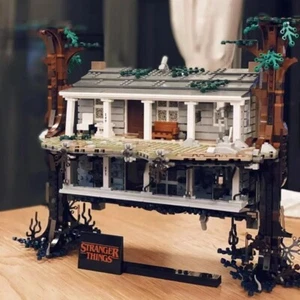 MOC Stranger Things Upside Down House 2289pcs+ Figs Building Block Brick Toy Set - Picture 1 of 11